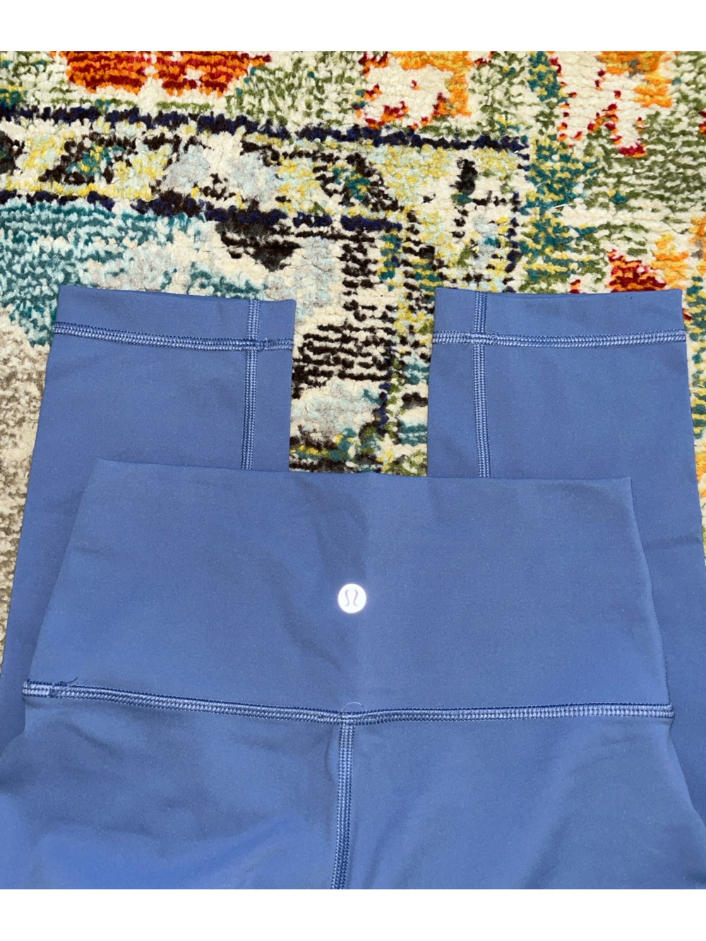 Lululemon Align High Rise Pant 22” Leggings Capri Blue Leggings Size 4 Athletic